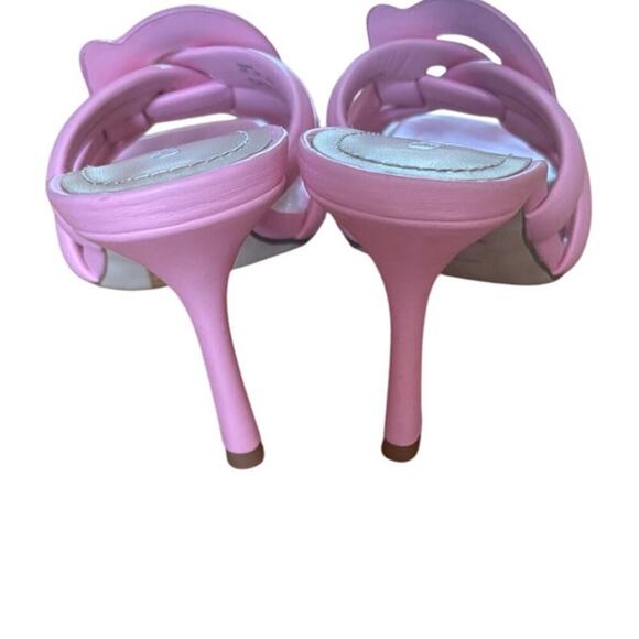 Coach Kellie soft pink Barbie dress sandals heels 7 - Picture 6 of 13